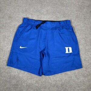 Nike Duke Blue Devils Shorts Mens L Blue Dri Fit Lightweight Athletic Basketball